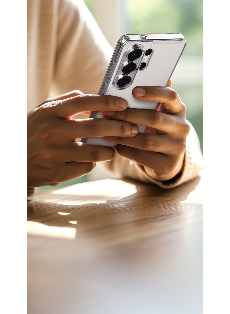 ليفيلو حافظة شفافة لهاتف Samsung Galaxy S26 Ultra مع حماية معززة للكاميرا والشاشة، مقاومة للخدش، ملاءمة دقيقة، مصد مقاوم للصدمات، واجتازت اختبار السقوط من ارتفاع 4 أقدام. - Image 3